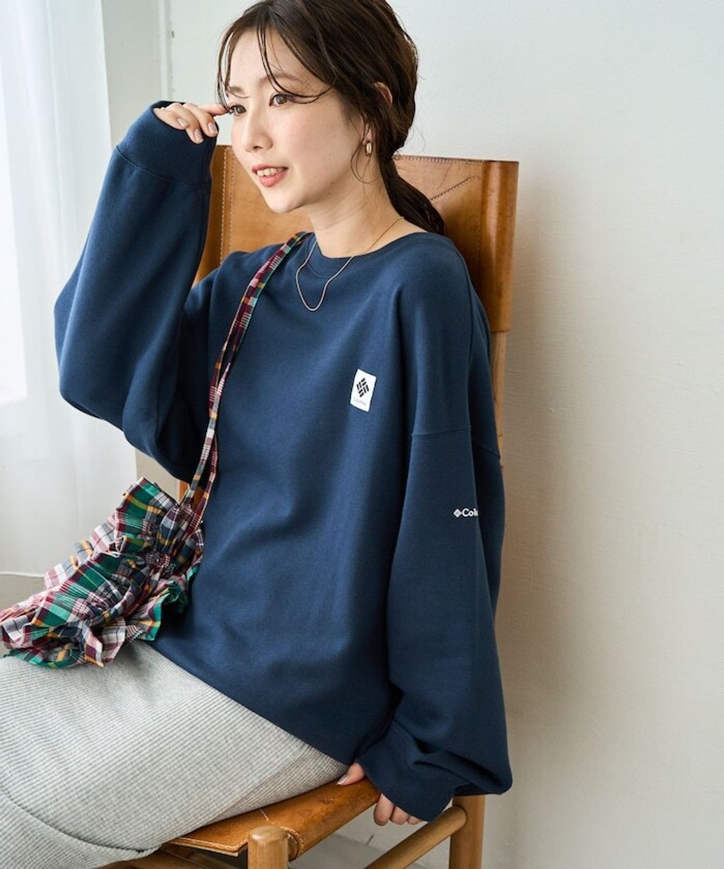 Columbia×FREAKS STORE IMPERIAL PARK寬鬆版型刺繡Logo裏刷毛大學T_20