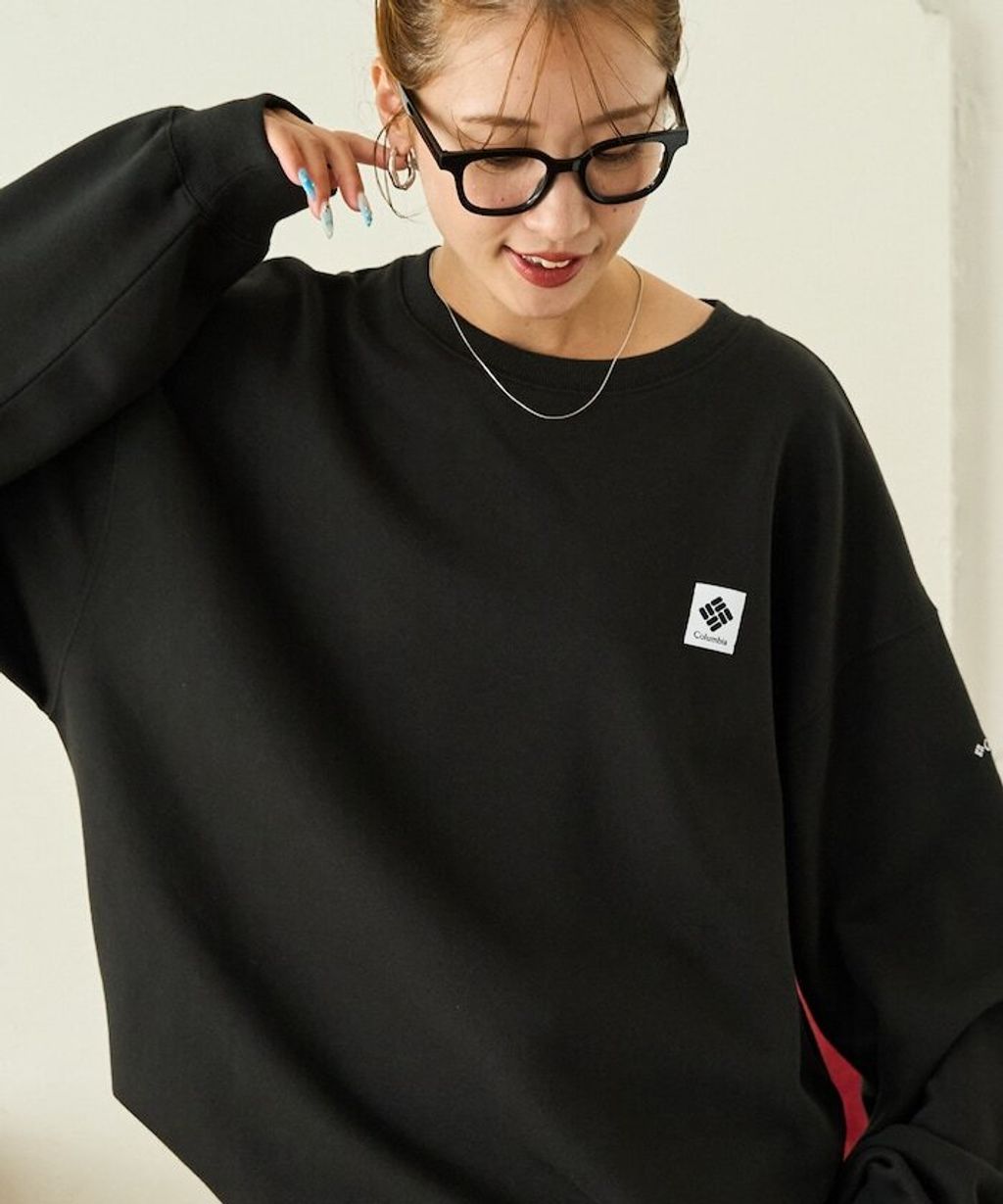 Columbia×FREAKS STORE IMPERIAL PARK寬鬆版型刺繡Logo裏刷毛大學T_2