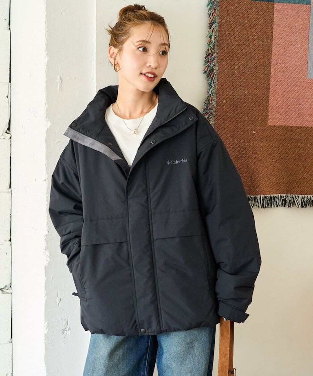 Columbia×FREAKS STORE INSULATED 寬鬆版型立領外套_29