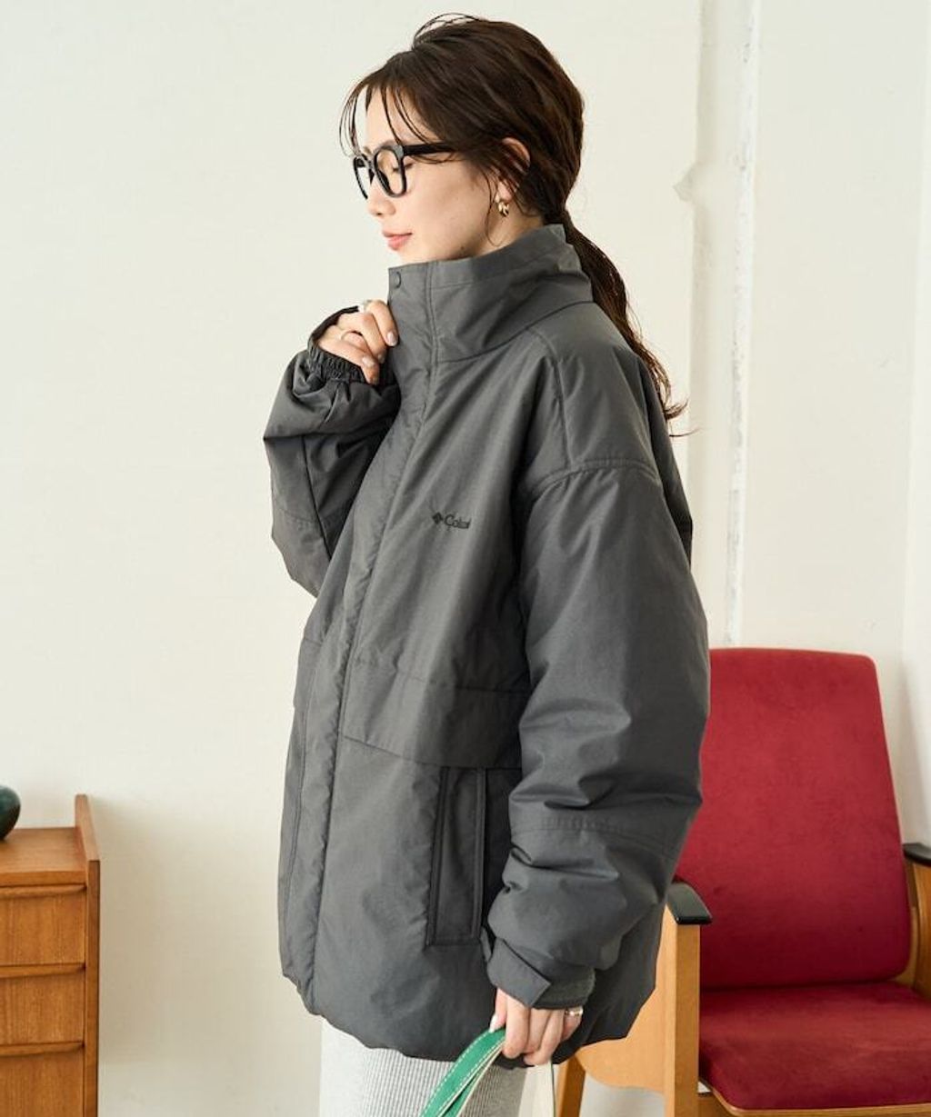 Columbia×FREAKS STORE INSULATED 寬鬆版型立領外套_9