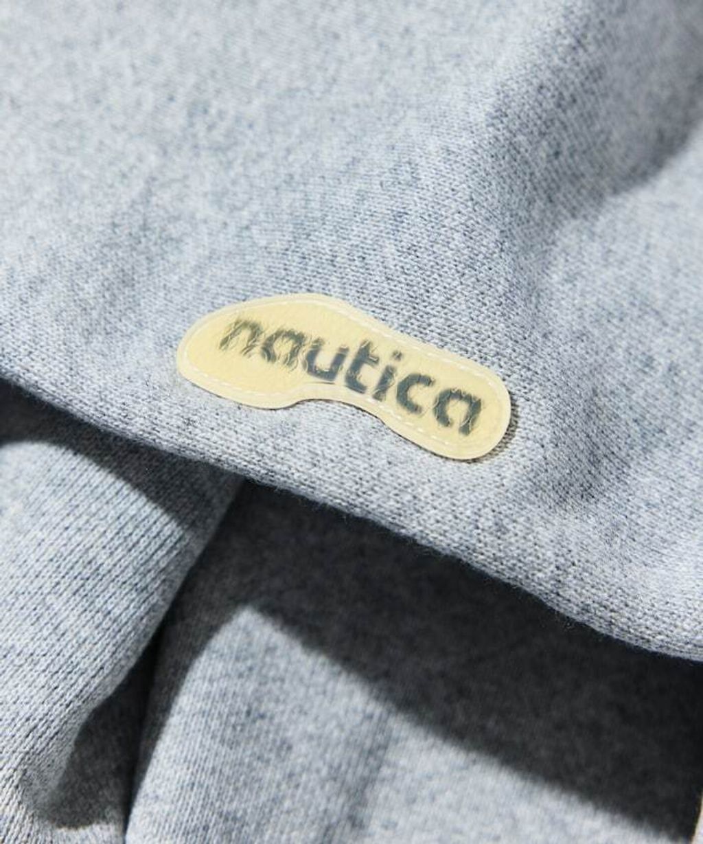 Reebok×NAUTICA 490g高磅刺繡Logo拉鍊短版連帽外套_26