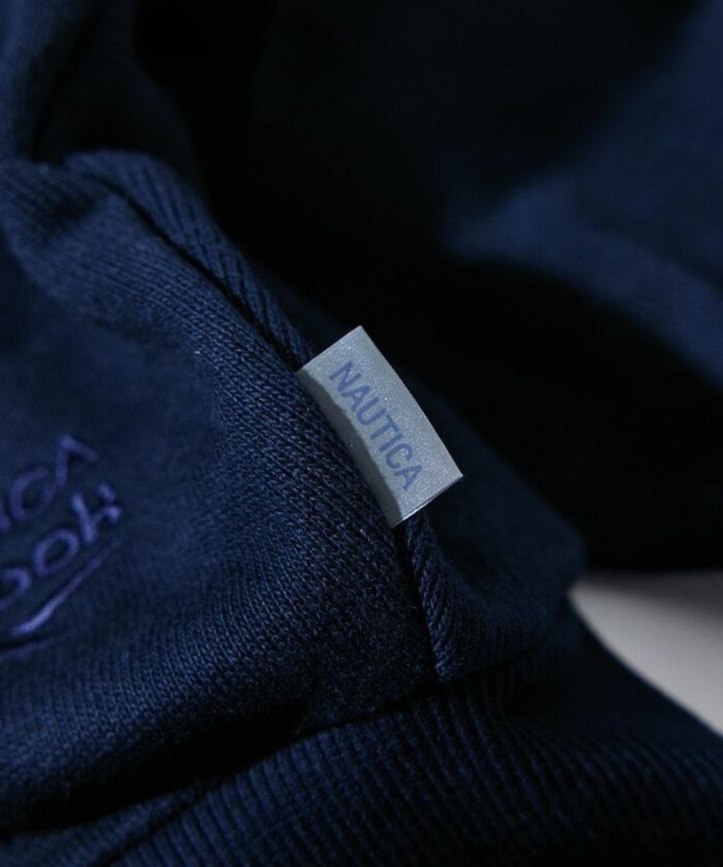 Reebok×NAUTICA 490g高磅刺繡Logo拉鍊短版連帽外套_17