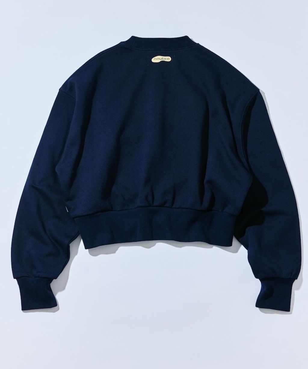 Reebok×NAUTICA 490g高磅刺繡Logo短版大學T_6