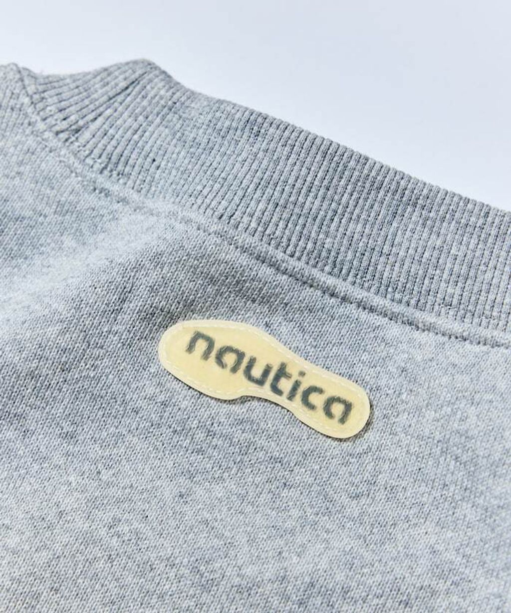 Reebok×NAUTICA 490g高磅刺繡Logo短版大學T_21