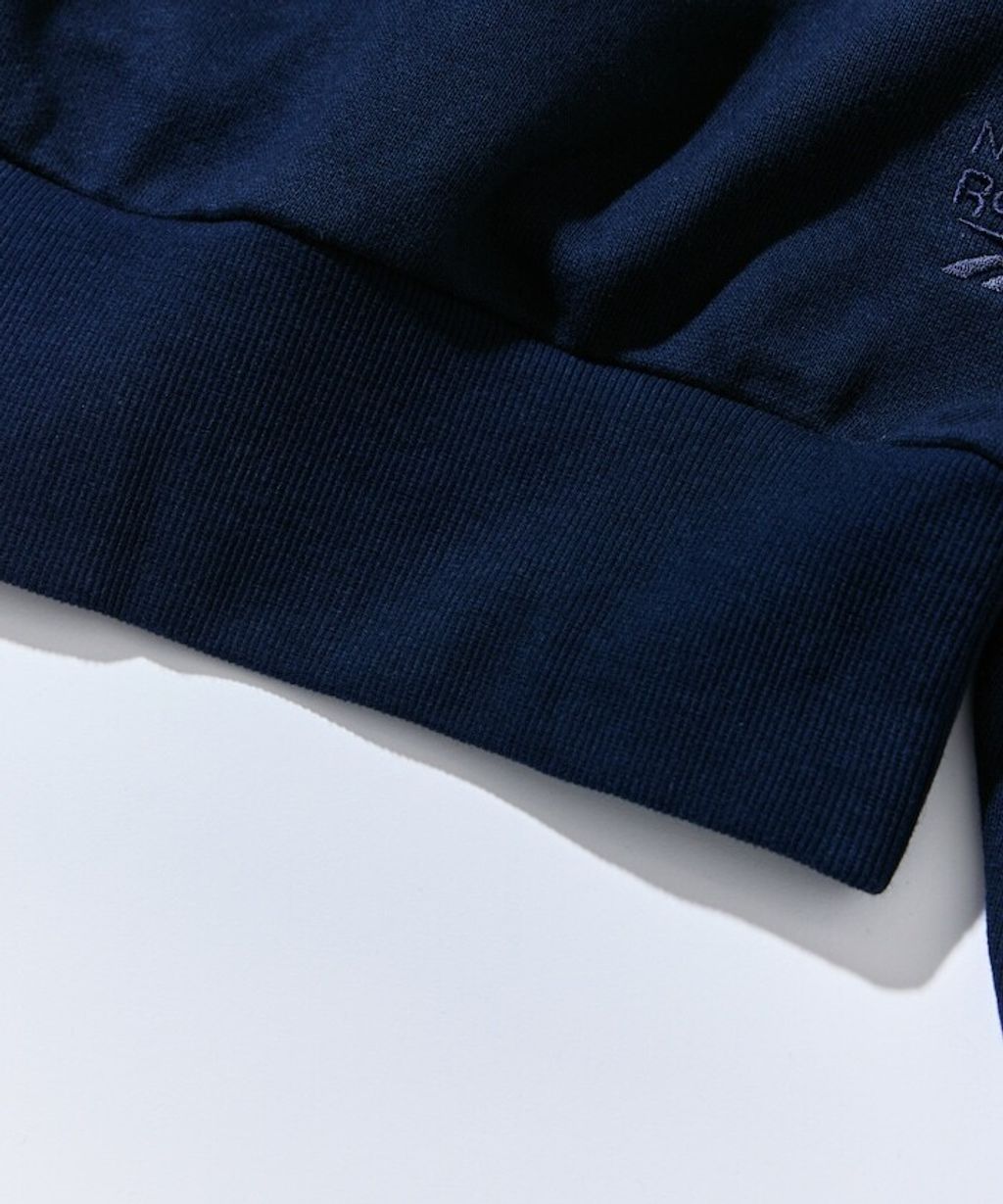 Reebok×NAUTICA 490g高磅刺繡Logo短版大學T_11