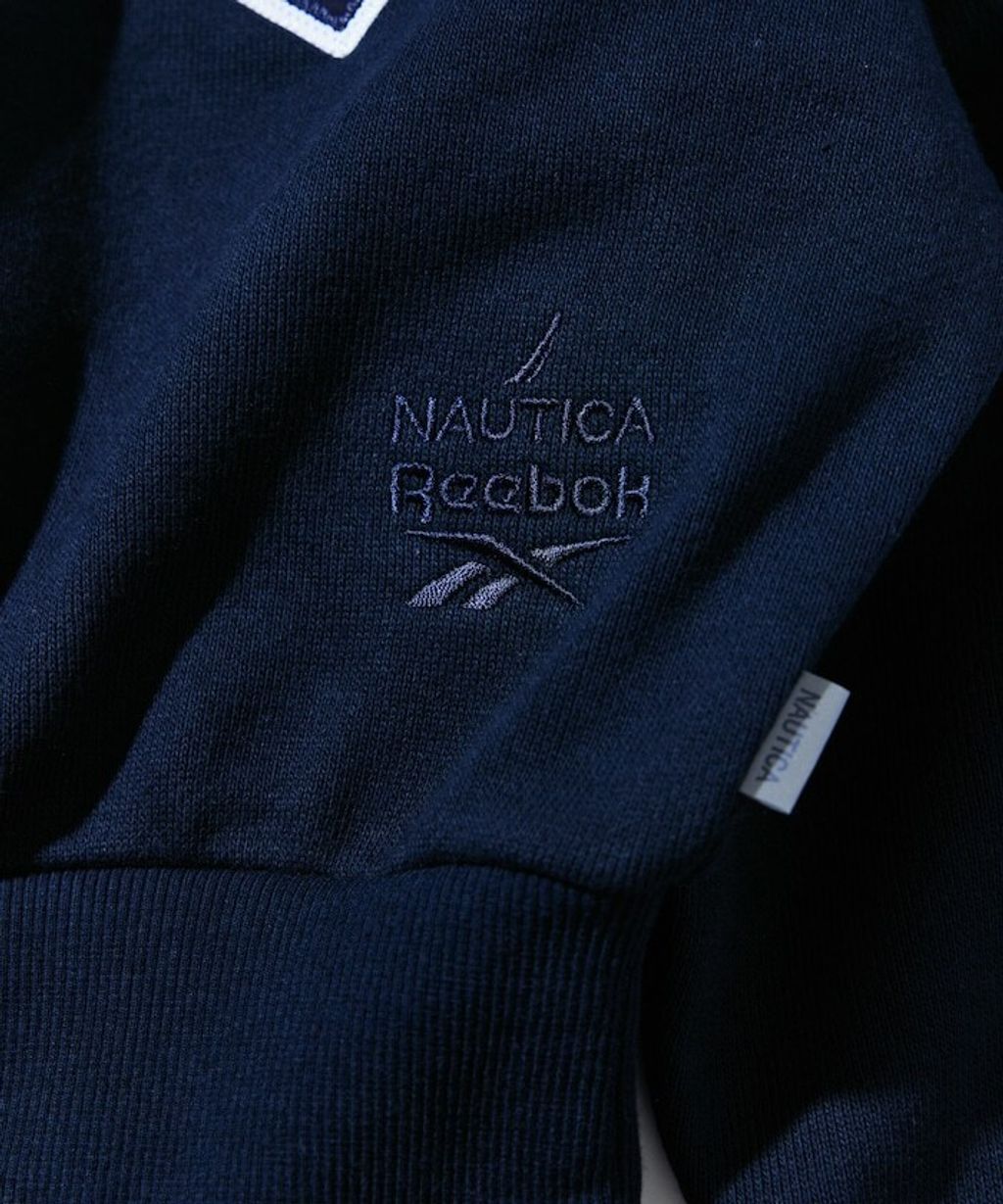 Reebok×NAUTICA 490g高磅刺繡Logo短版大學T_9