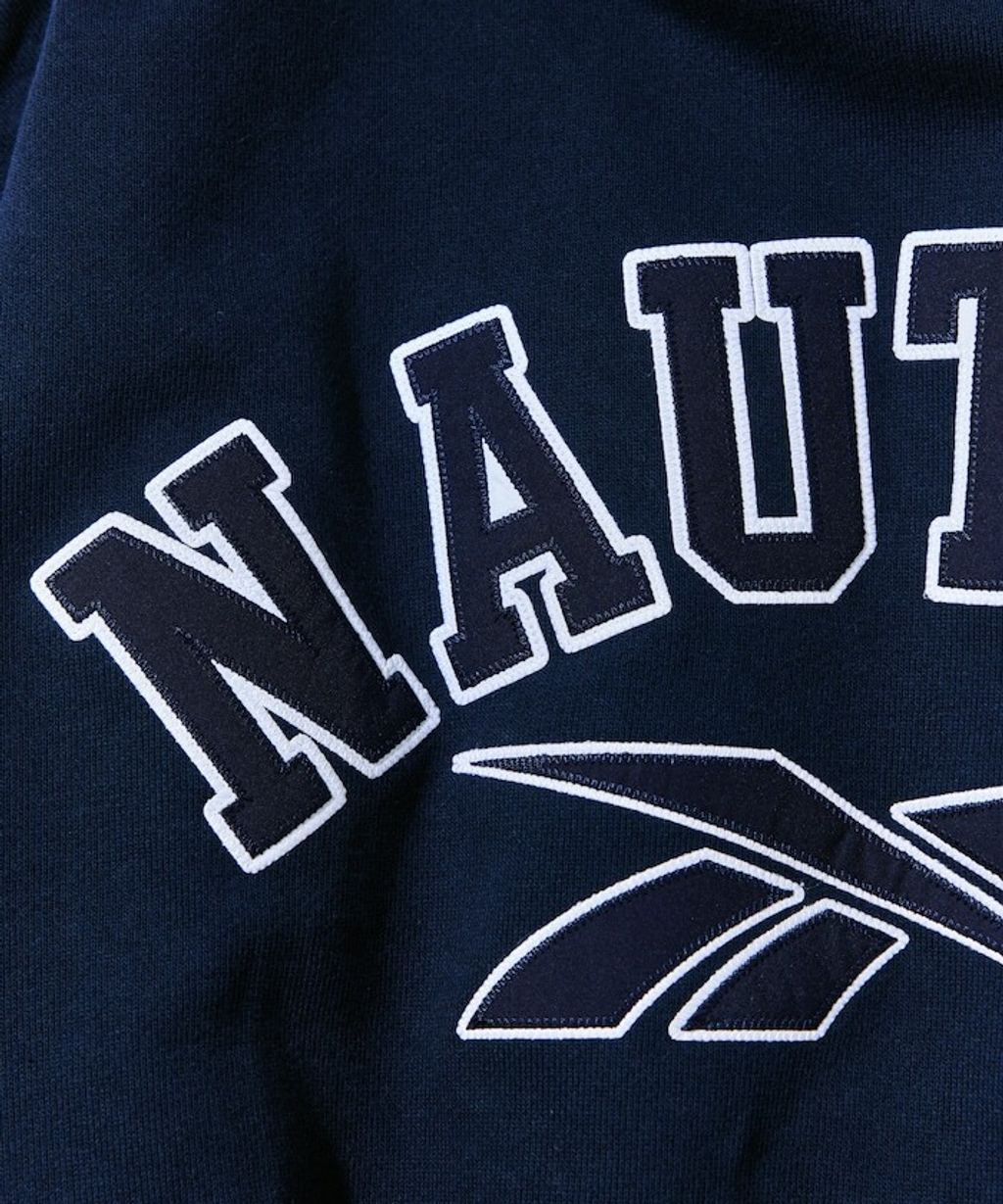 Reebok×NAUTICA 490g高磅刺繡Logo短版大學T_13