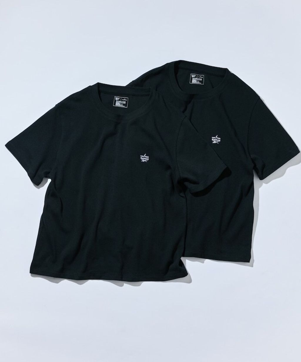Reebok×NAUTICA 一套2入刺繡logo純棉素色短袖上衣(女款)_3