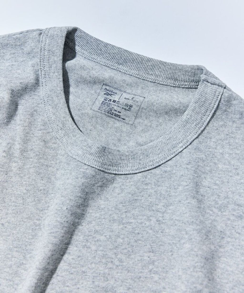 Reebok×NAUTICA 一套2入刺繡logo純棉素色短袖上衣(男款)_12