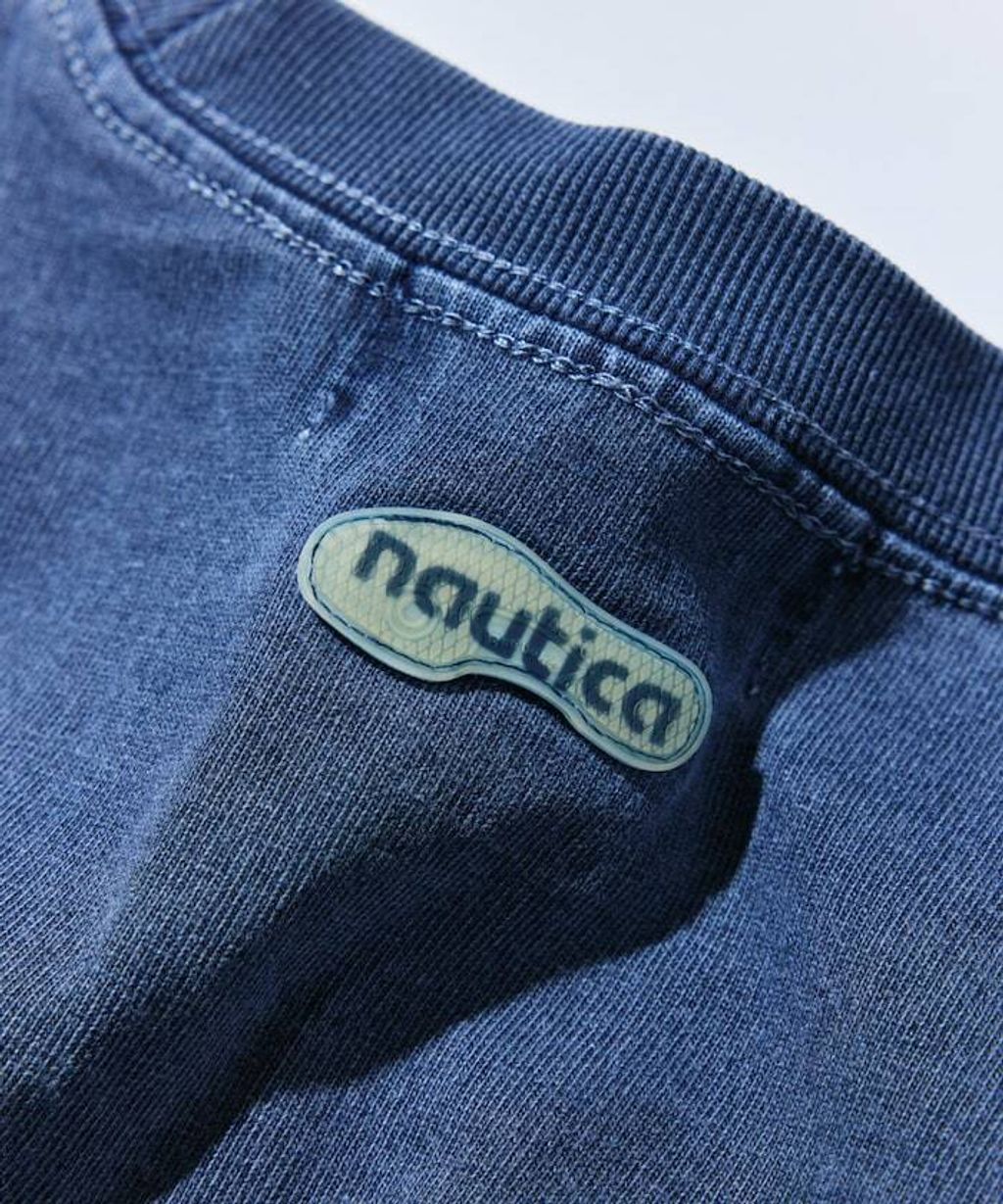-OE刺繡Logo水洗大學T_22