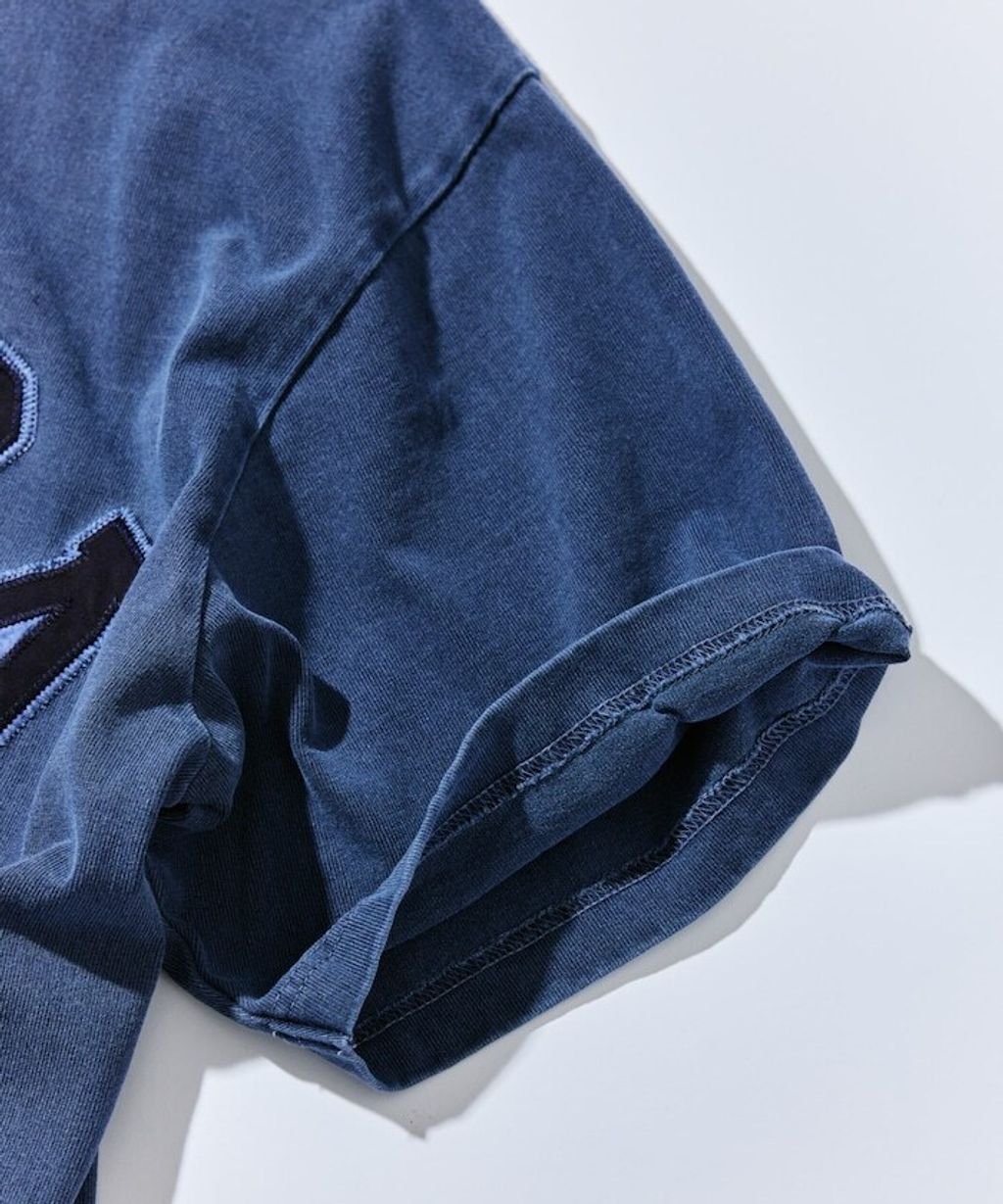 -OE刺繡Logo水洗大學T_15