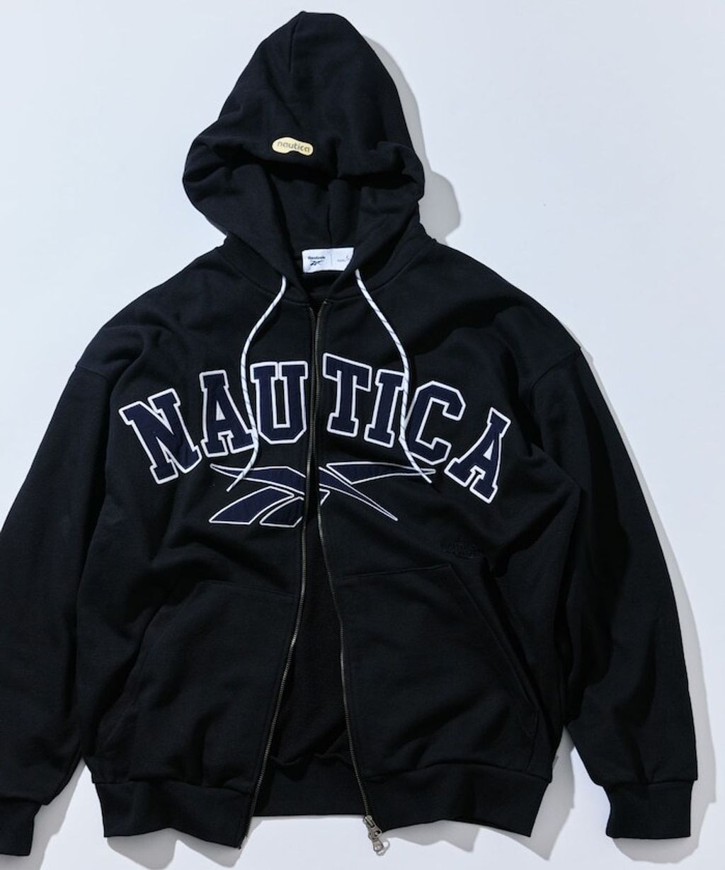Reebok×NAUTICA 490g高磅刺繡Logo雙拉鍊連帽外套_10