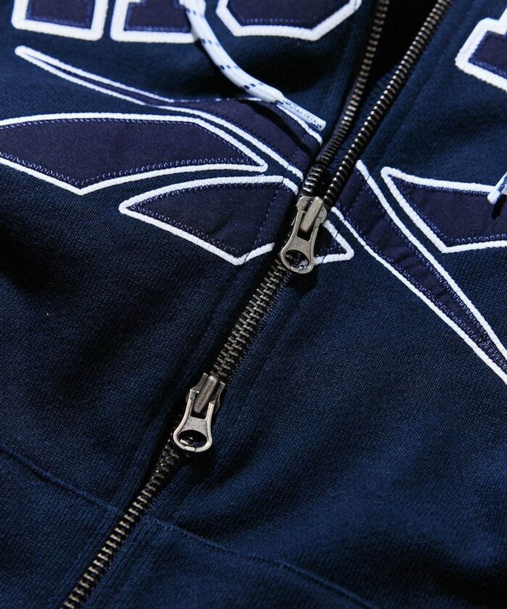 Reebok×NAUTICA 490g高磅刺繡Logo雙拉鍊連帽外套_30