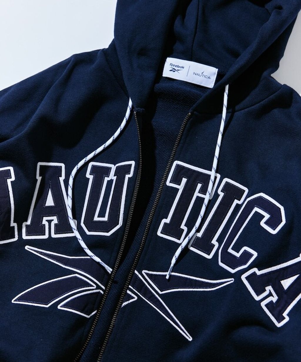 Reebok×NAUTICA 490g高磅刺繡Logo雙拉鍊連帽外套_19