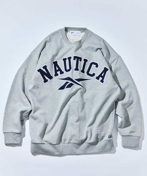 Reebok×NAUTICA 490g高磅刺繡Logo大學T_4