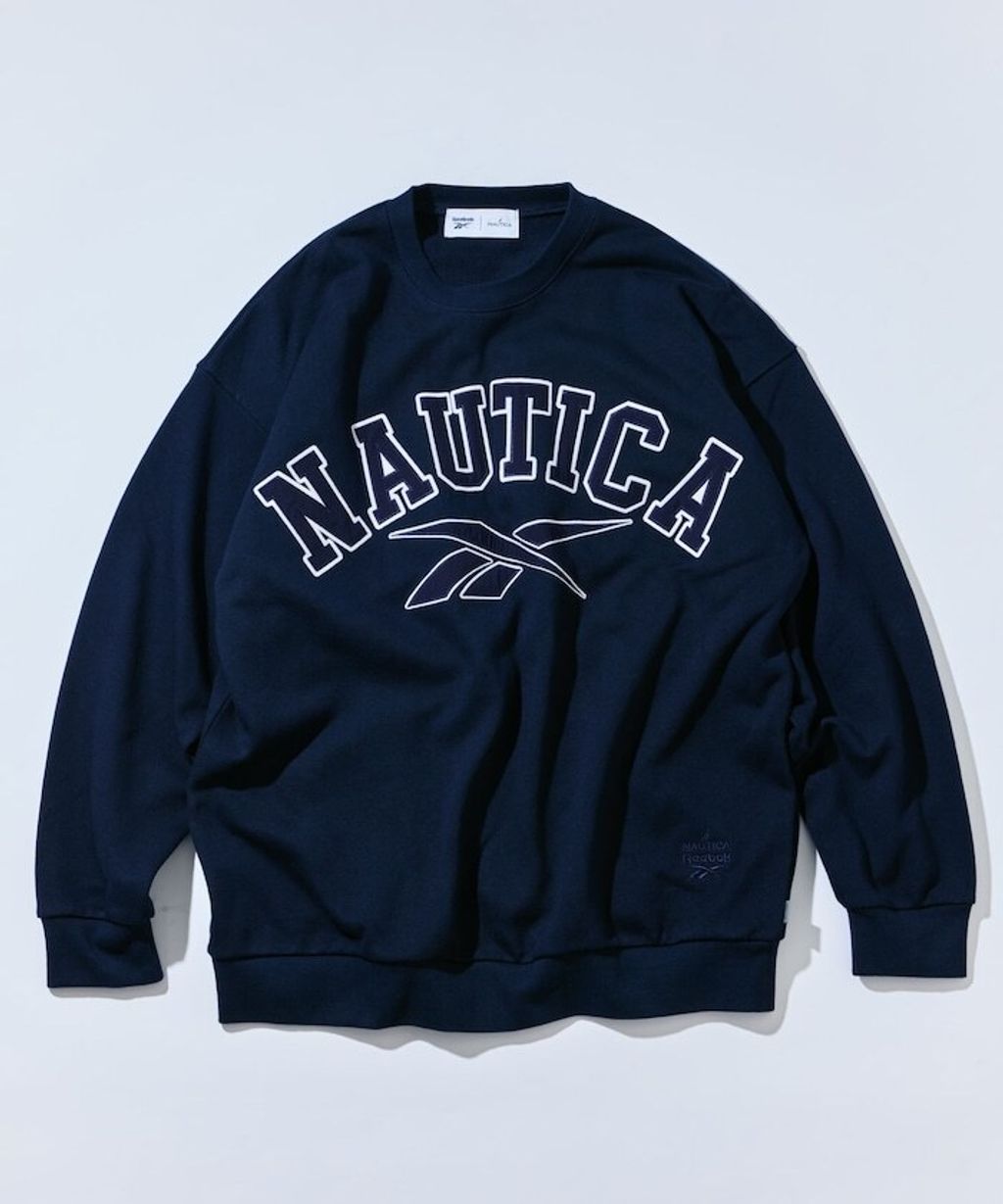 Reebok×NAUTICA 490g高磅刺繡Logo大學T_14