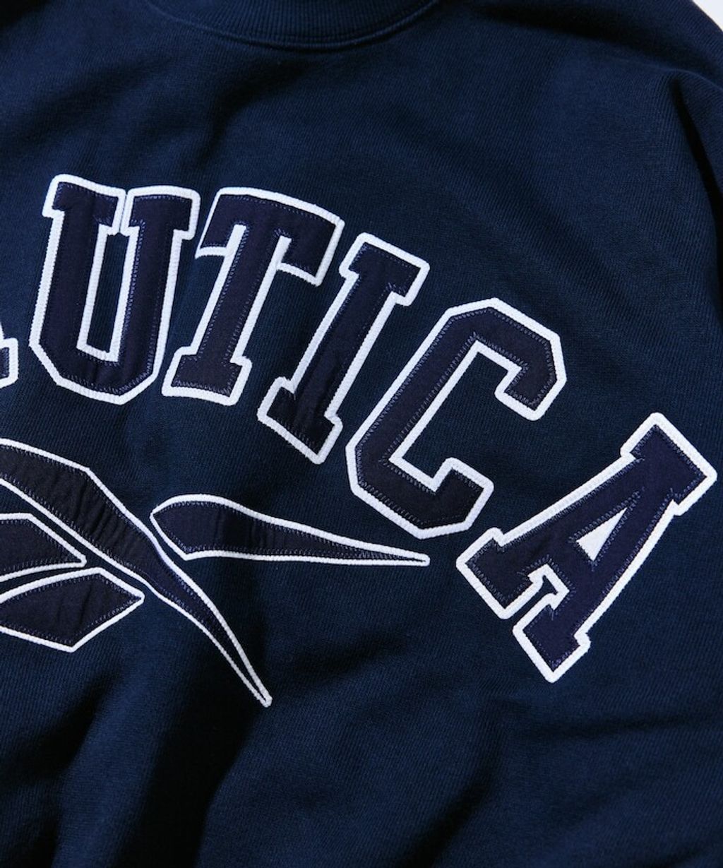 Reebok×NAUTICA 490g高磅刺繡Logo大學T_20