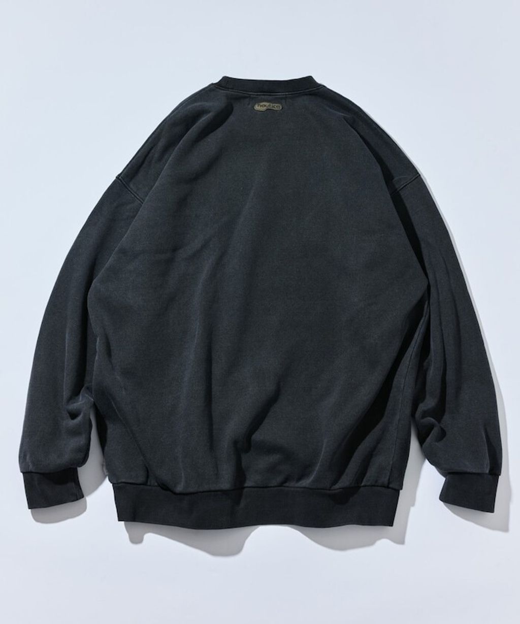 Reebok×NAUTICA 490g高磅刺繡Logo水洗大學T_6