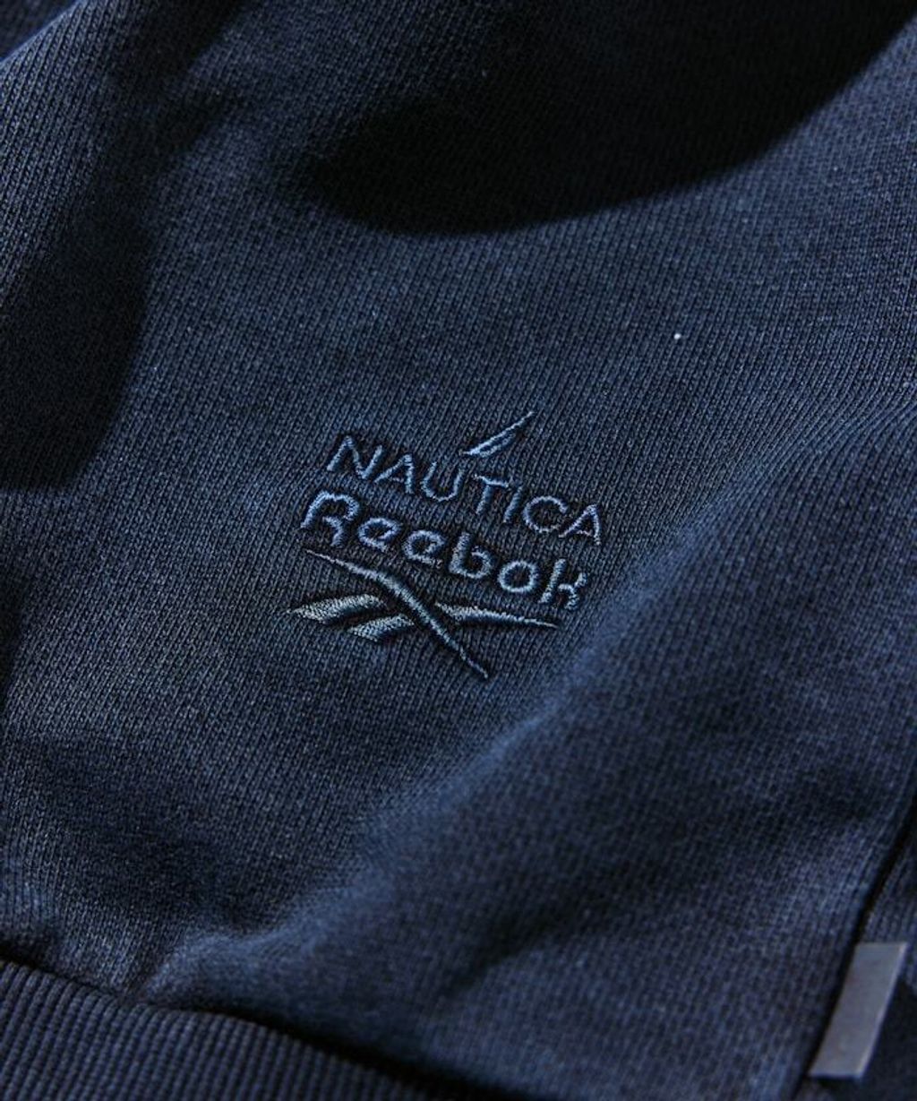 Reebok×NAUTICA 490g高磅刺繡Logo水洗大學T_24