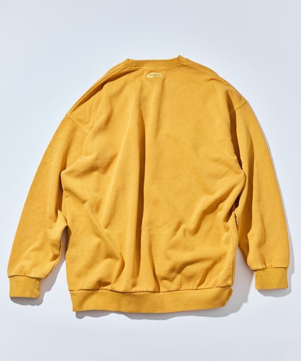Reebok×NAUTICA 490g高磅刺繡Logo水洗大學T_11