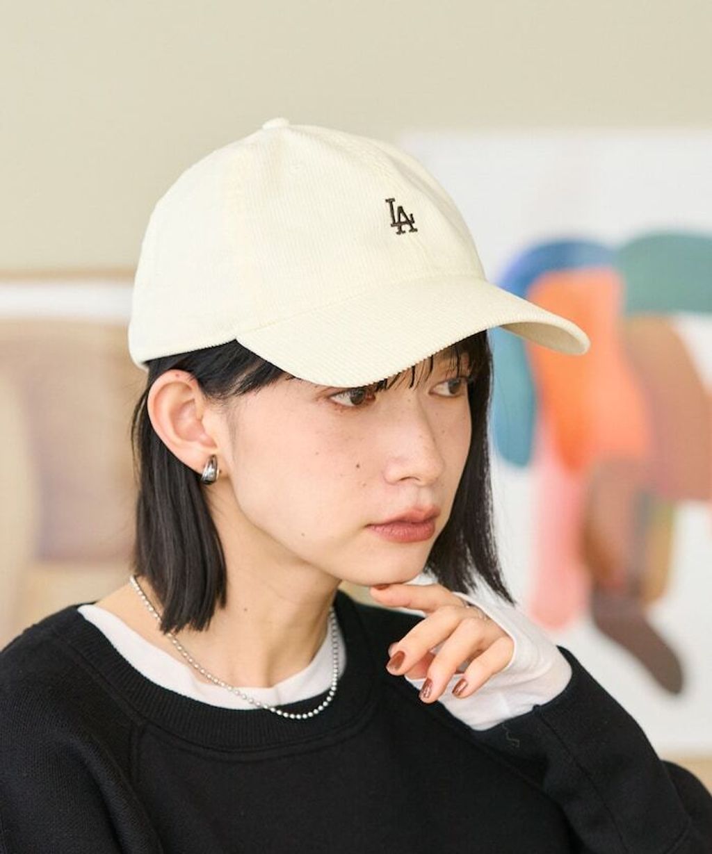 NEW ERA 9TWENTY 燈芯絨刺繡Logo 老帽_1