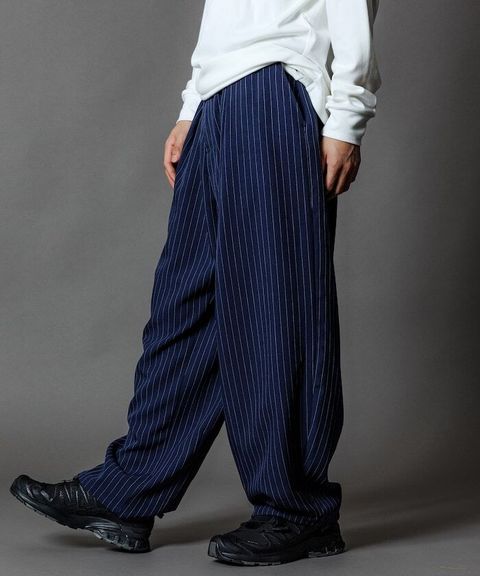 FREAKS STORE 寬版桶型錐形西裝褲_4