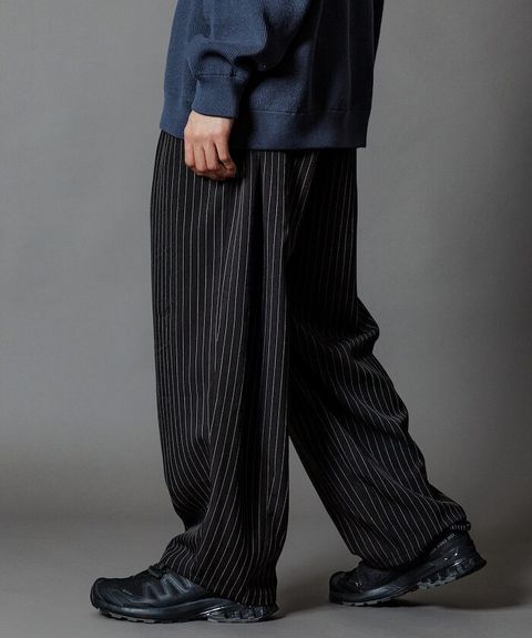 FREAKS STORE 寬版桶型錐形西裝褲_39