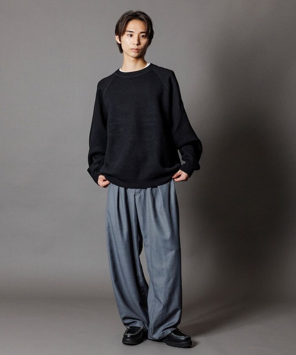 FREAKS STORE 寬版桶型錐形西裝褲_18