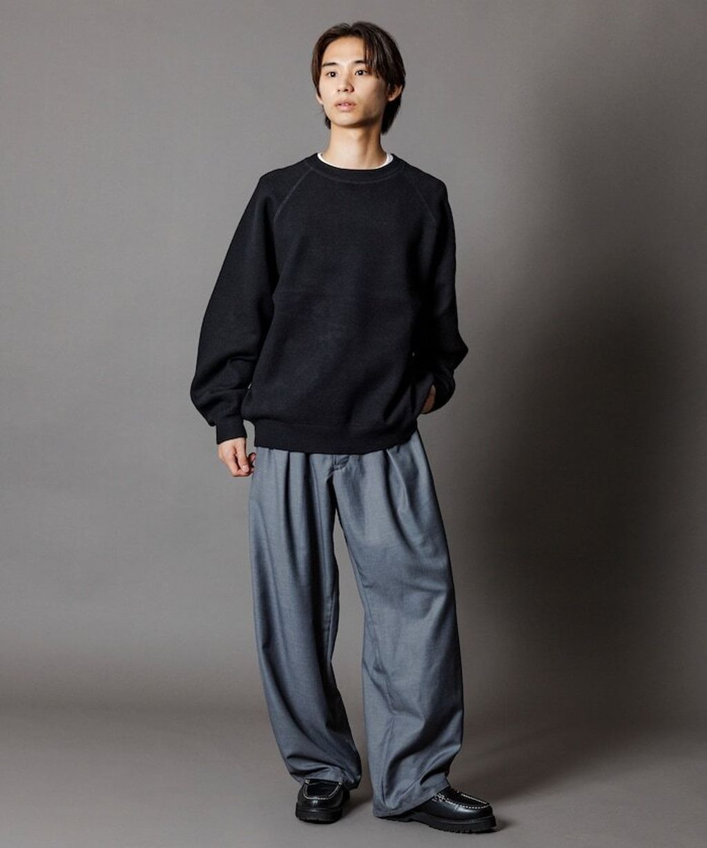 FREAKS STORE 寬版桶型錐形西裝褲_17