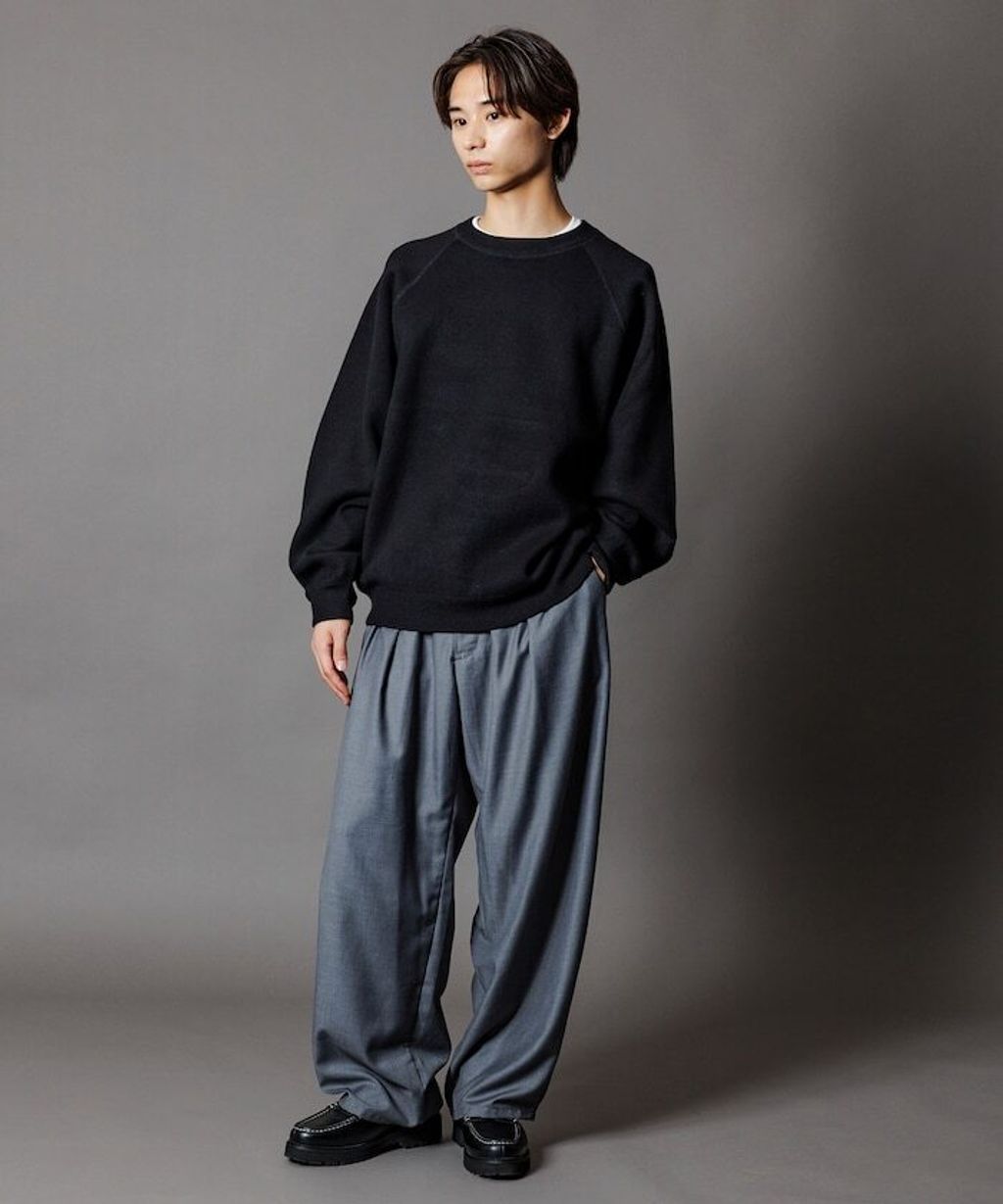 FREAKS STORE 寬版桶型錐形西裝褲_16