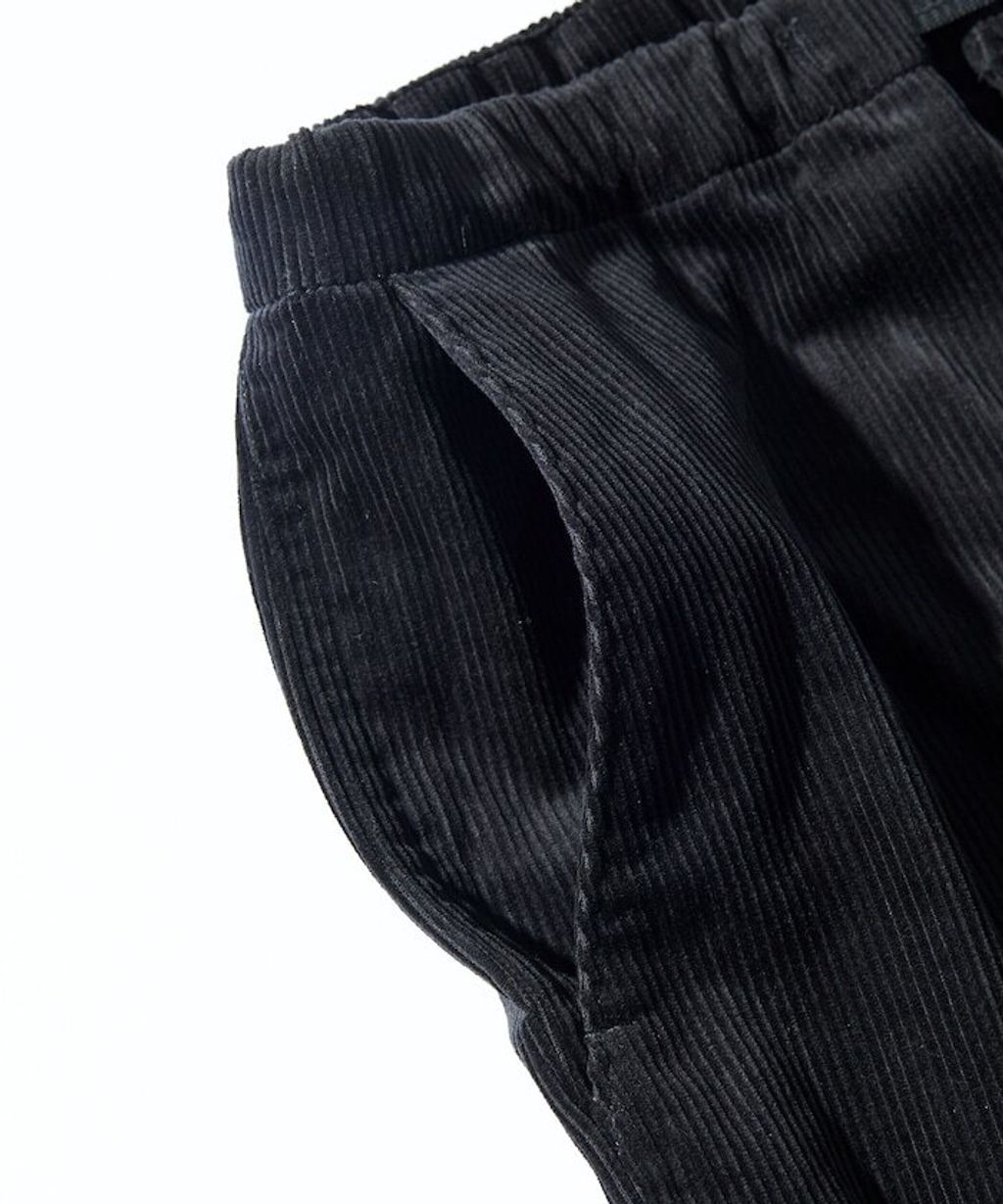 FREAKS STORE 寬版燈芯絨錐形打折褲_35