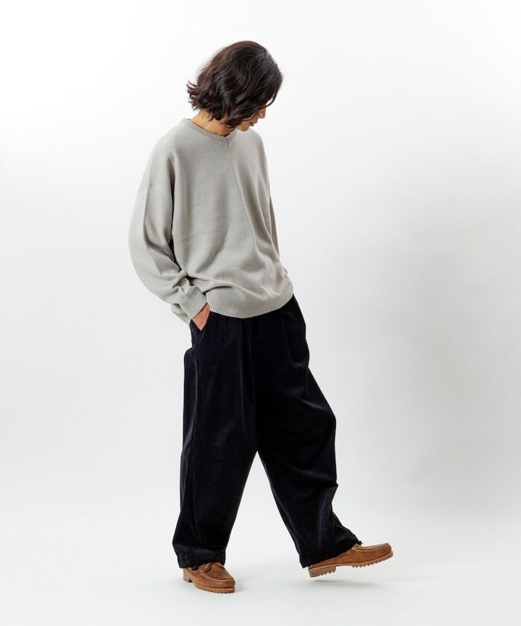 FREAKS STORE 寬版燈芯絨可縮口長褲_32