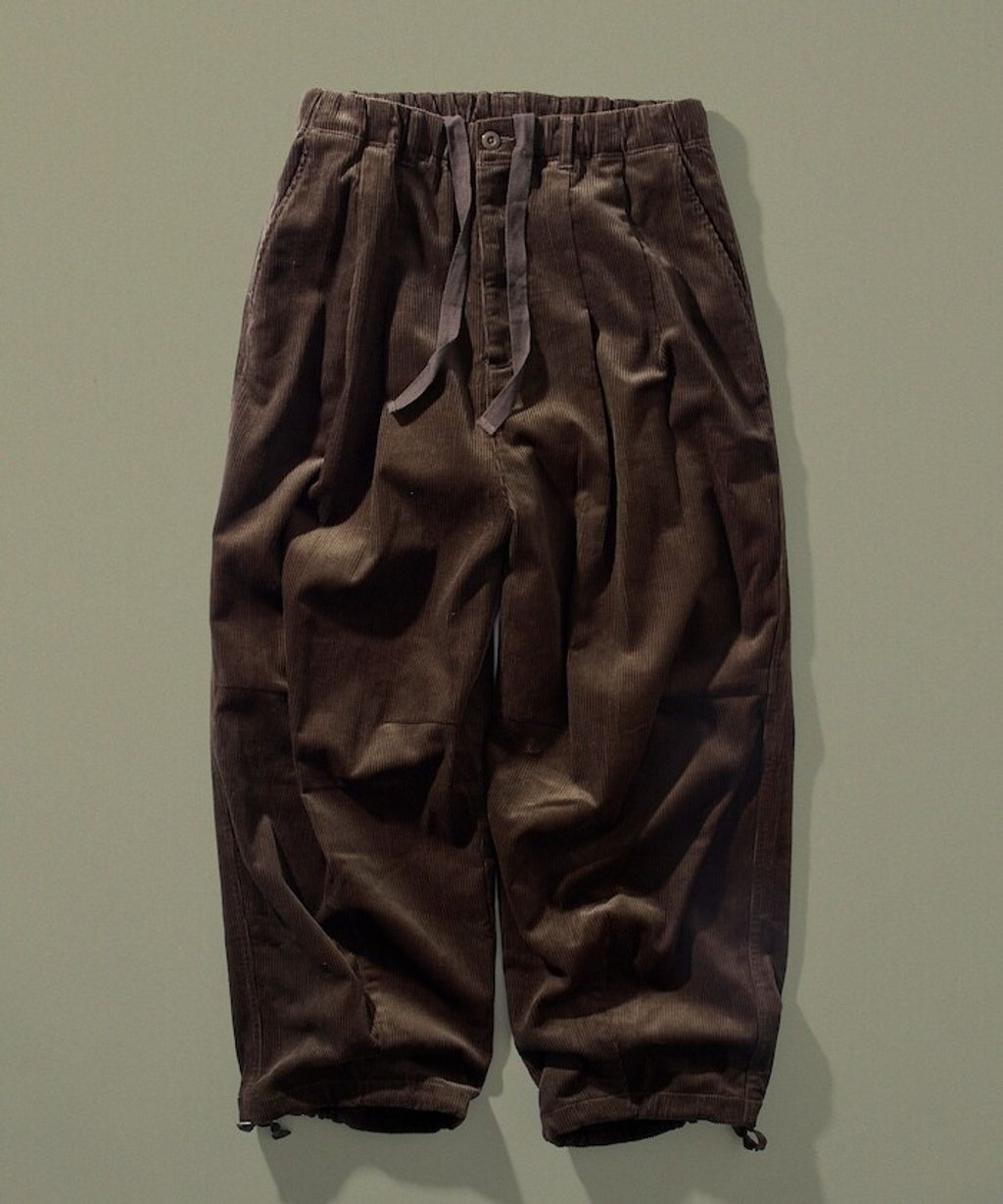 FREAKS STORE 寬版燈芯絨可縮口長褲_28