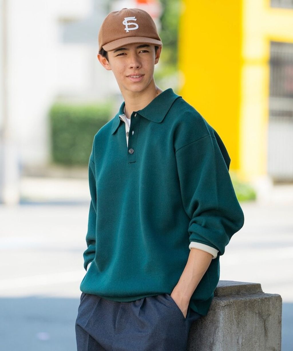 FREAKS STORE 下擺袖口拼色針織POLO衫_31