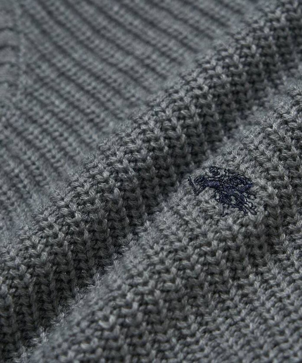 U.S. POLO ASSN. 畦編織刺繡logo圓領針織衫_46