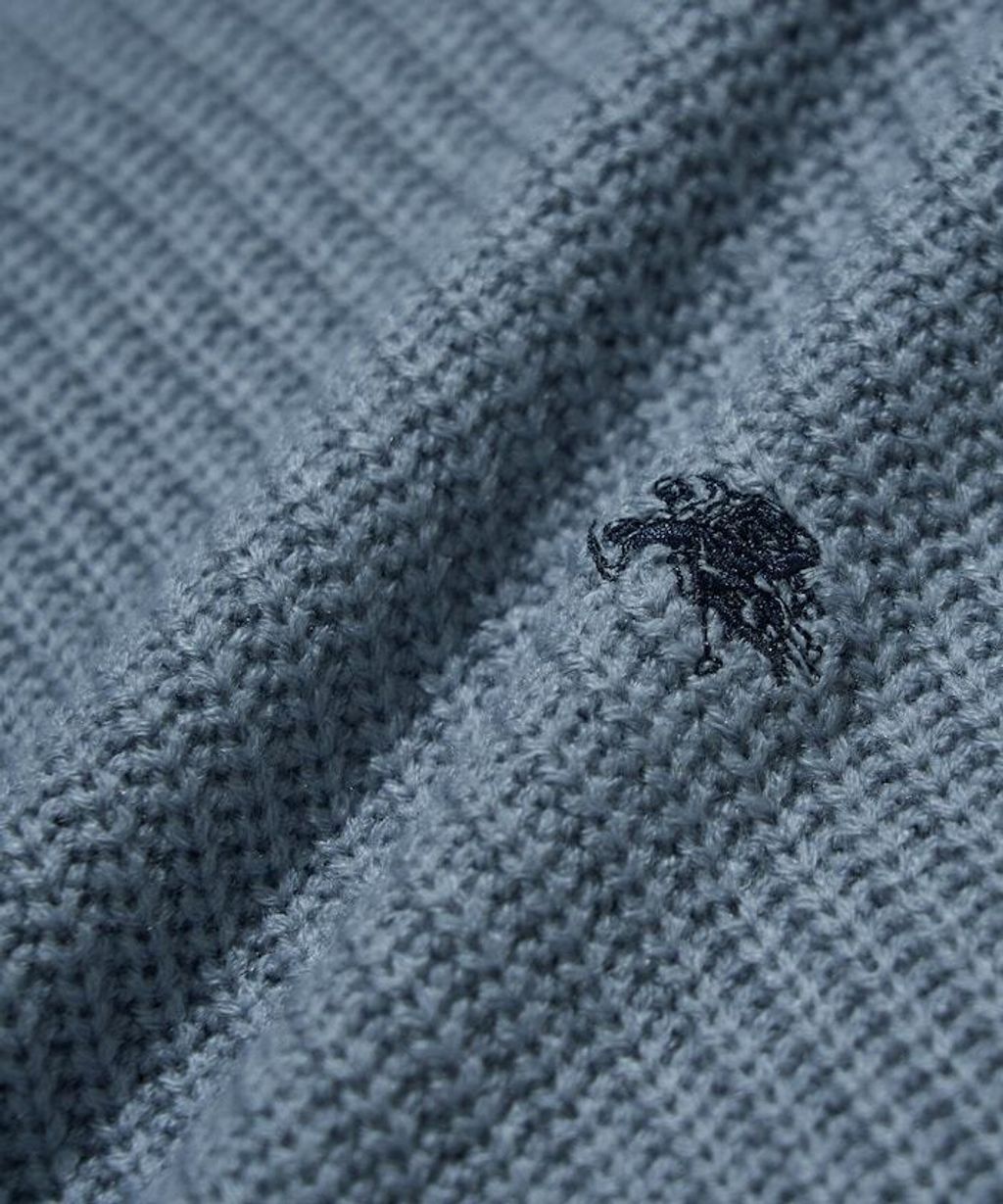U.S. POLO ASSN. 畦編織刺繡logo圓領針織衫_26