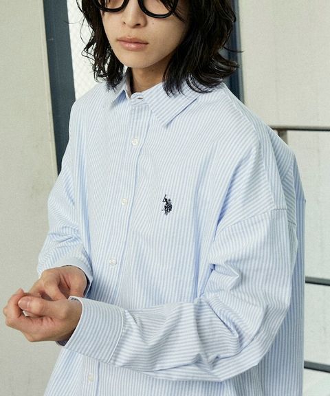 U.S. POLO ASSN. 刺繡logo牛津襯衫_4