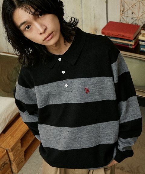 U.S. POLO ASSN. 刺繡logo針織POLO衫_8