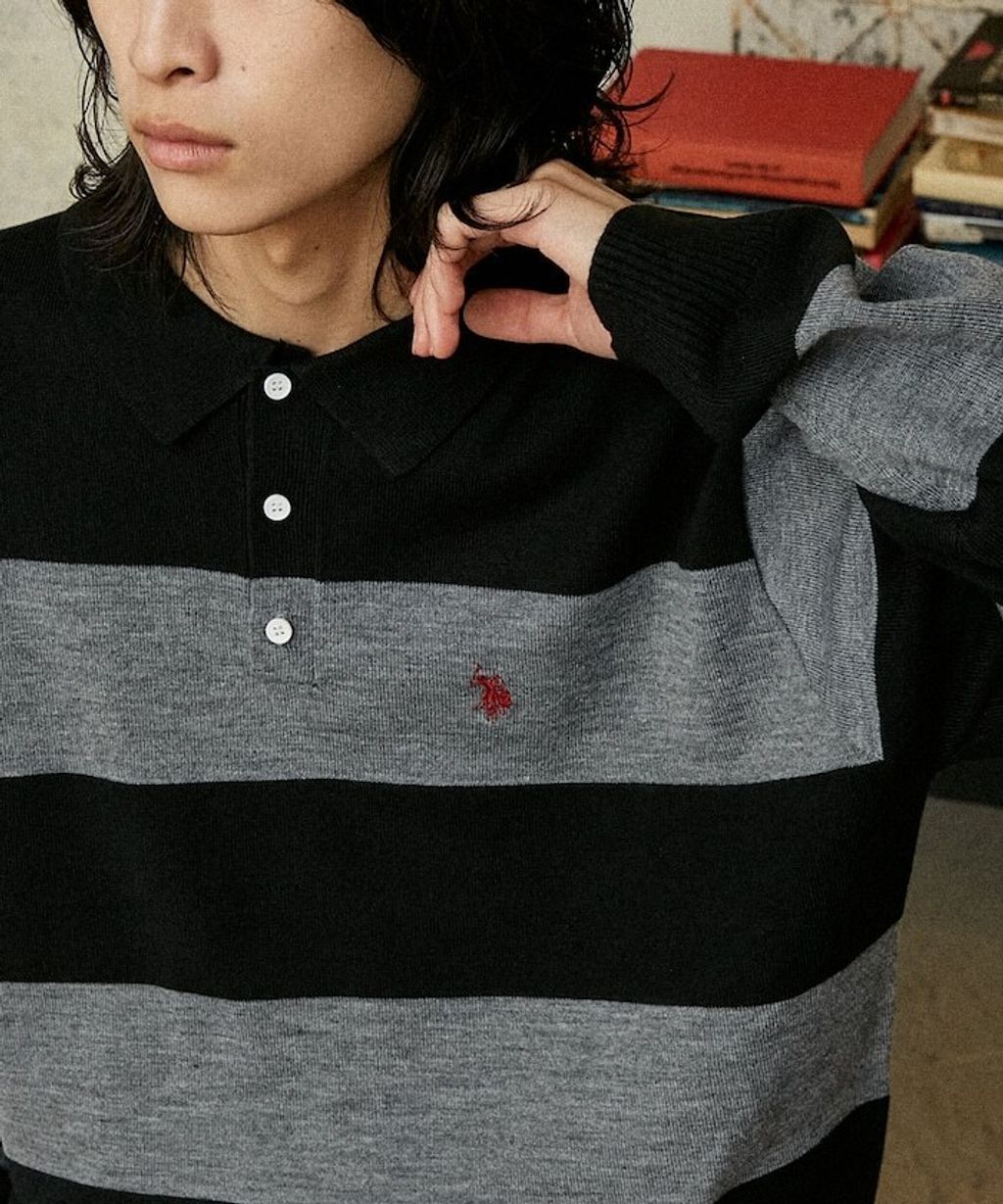 U.S. POLO ASSN. 刺繡logo針織POLO衫_6