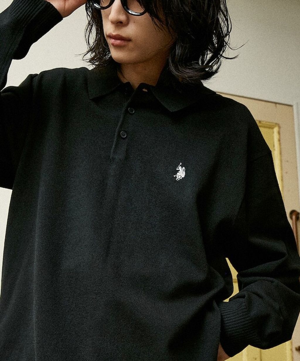 U.S. POLO ASSN. 刺繡logo針織POLO衫_47