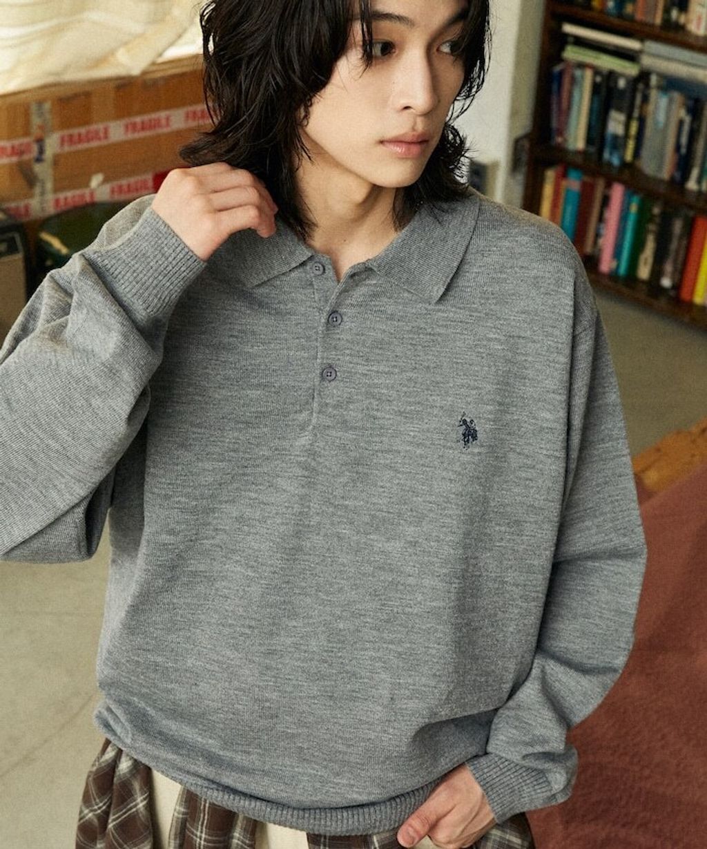 U.S. POLO ASSN. 刺繡logo針織POLO衫_39