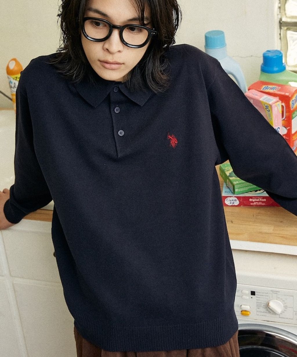 U.S. POLO ASSN. 刺繡logo針織POLO衫_27