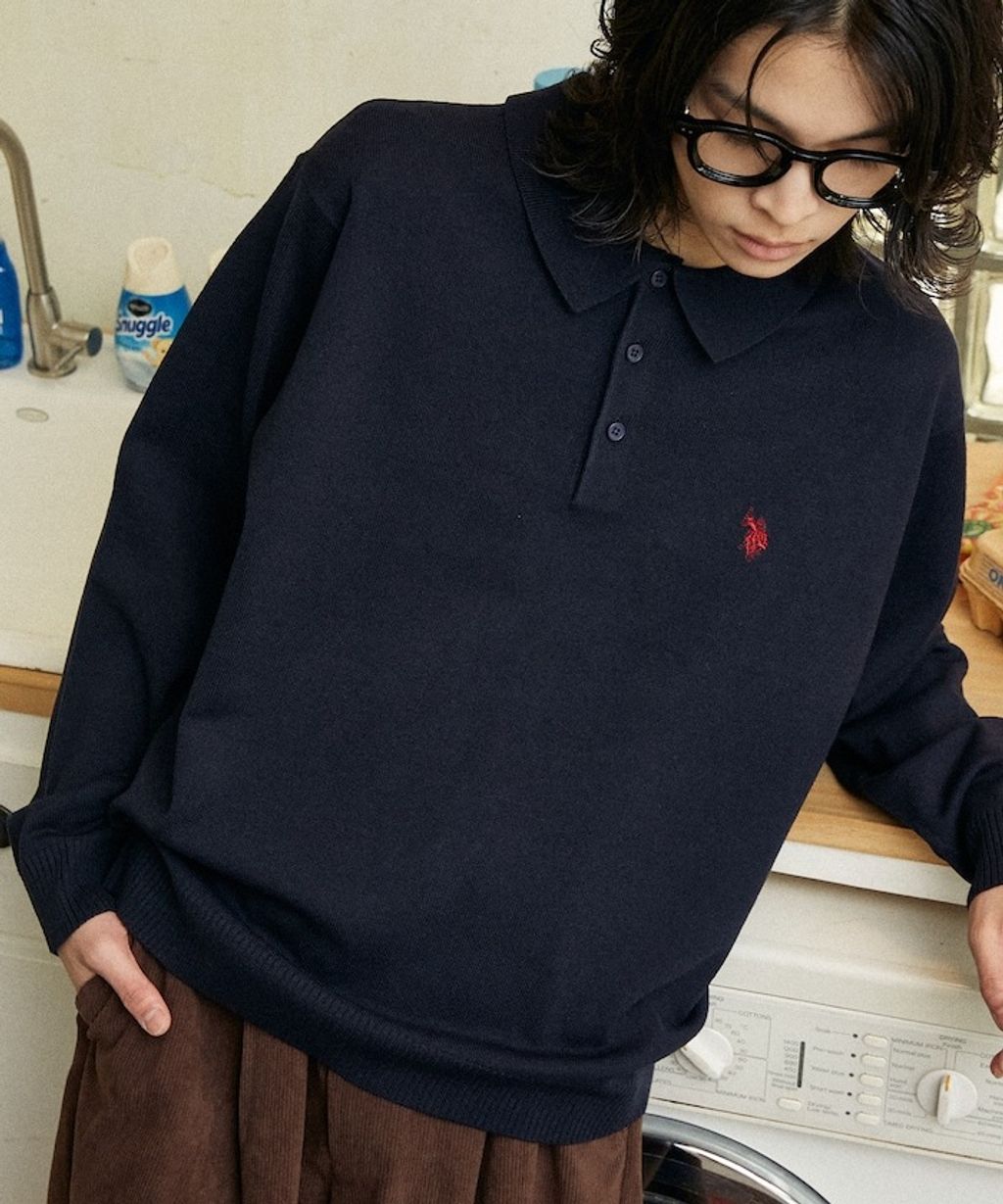U.S. POLO ASSN. 刺繡logo針織POLO衫_26
