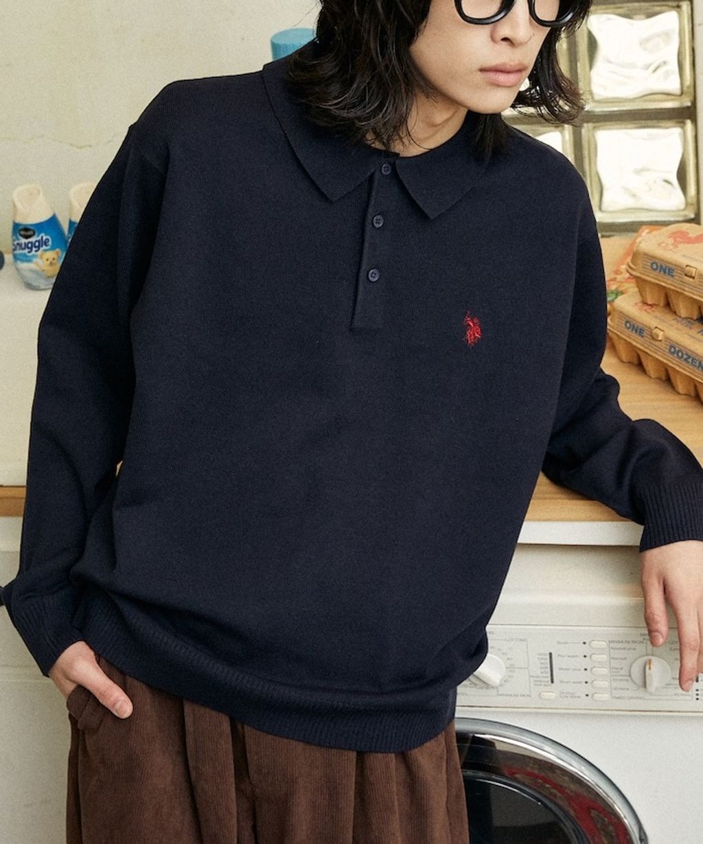 U.S. POLO ASSN. 刺繡logo針織POLO衫_29