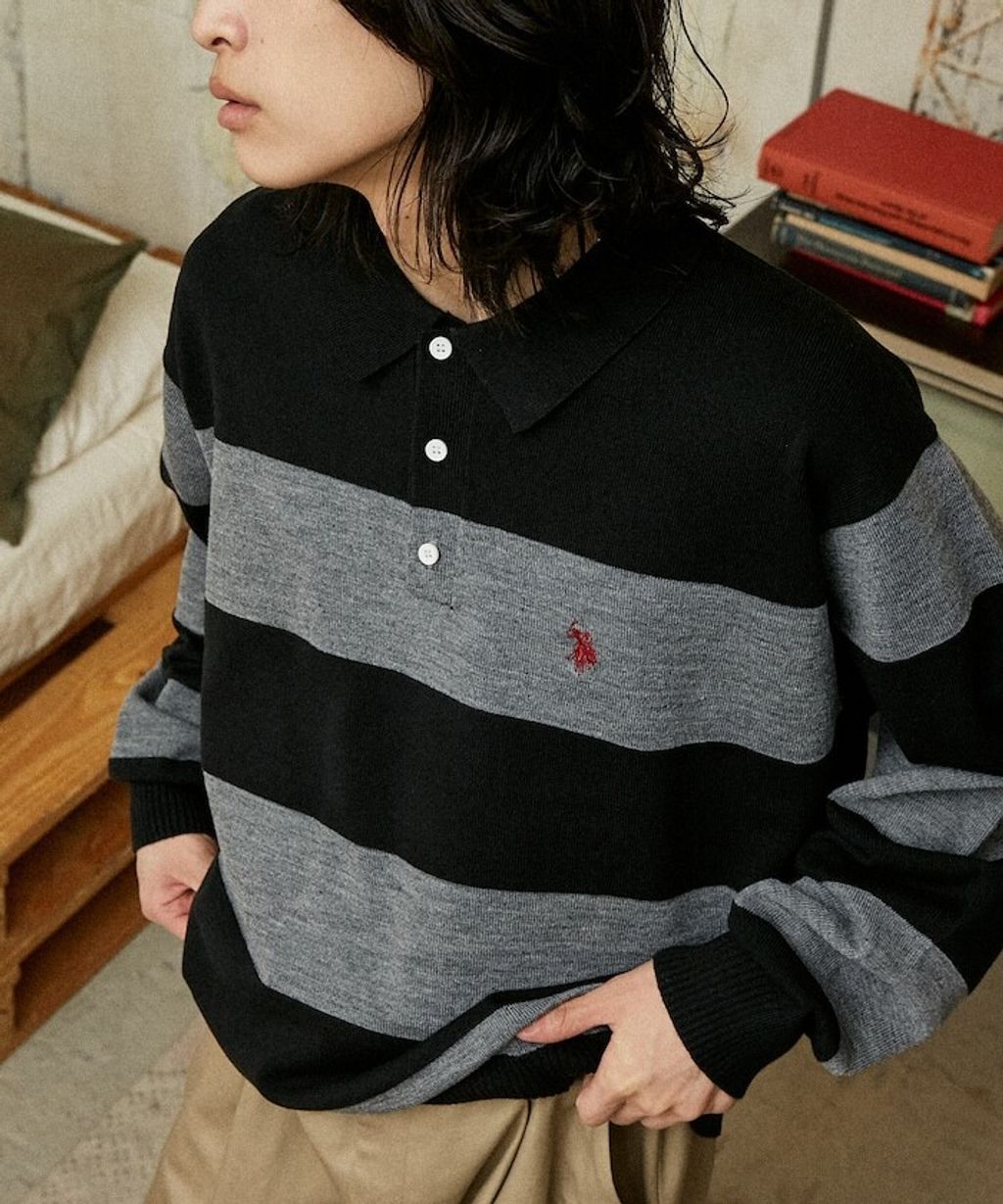 U.S. POLO ASSN. 刺繡logo針織POLO衫_14