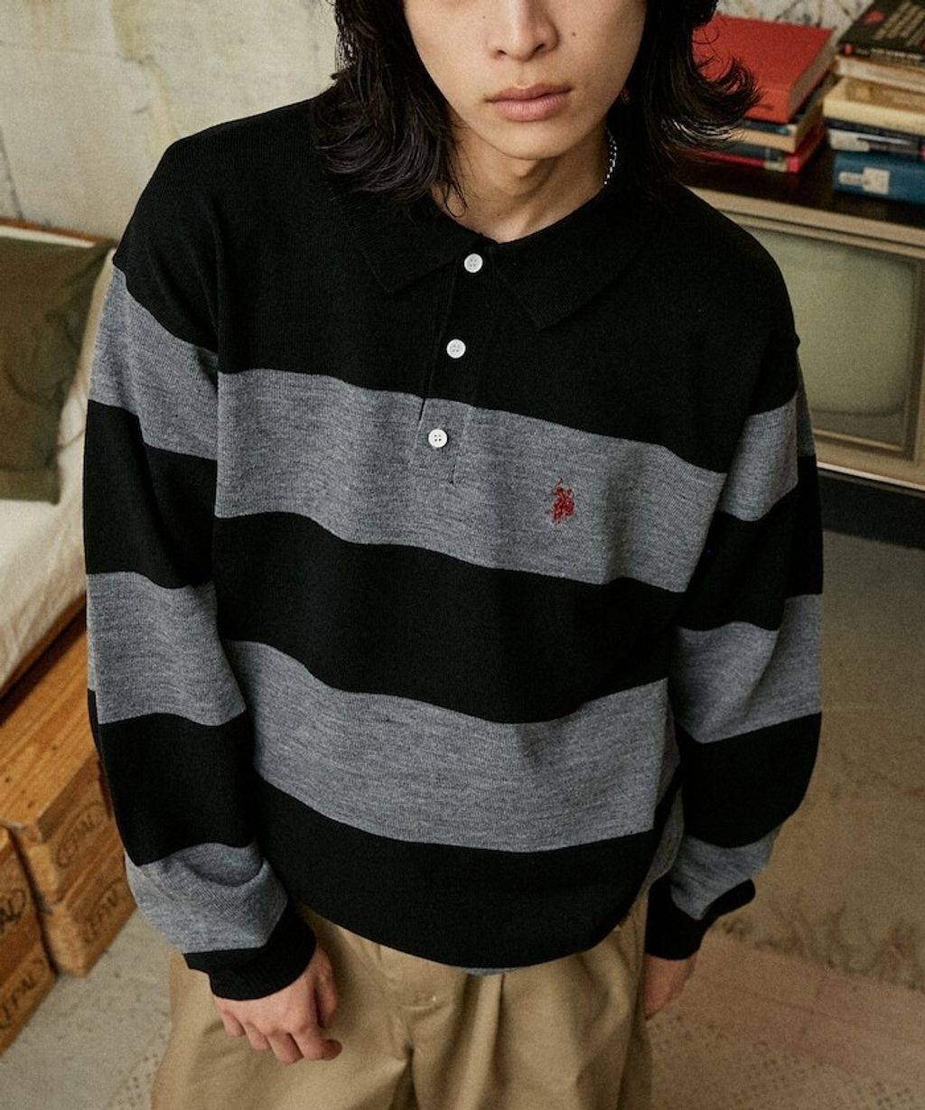 U.S. POLO ASSN. 刺繡logo針織POLO衫_7