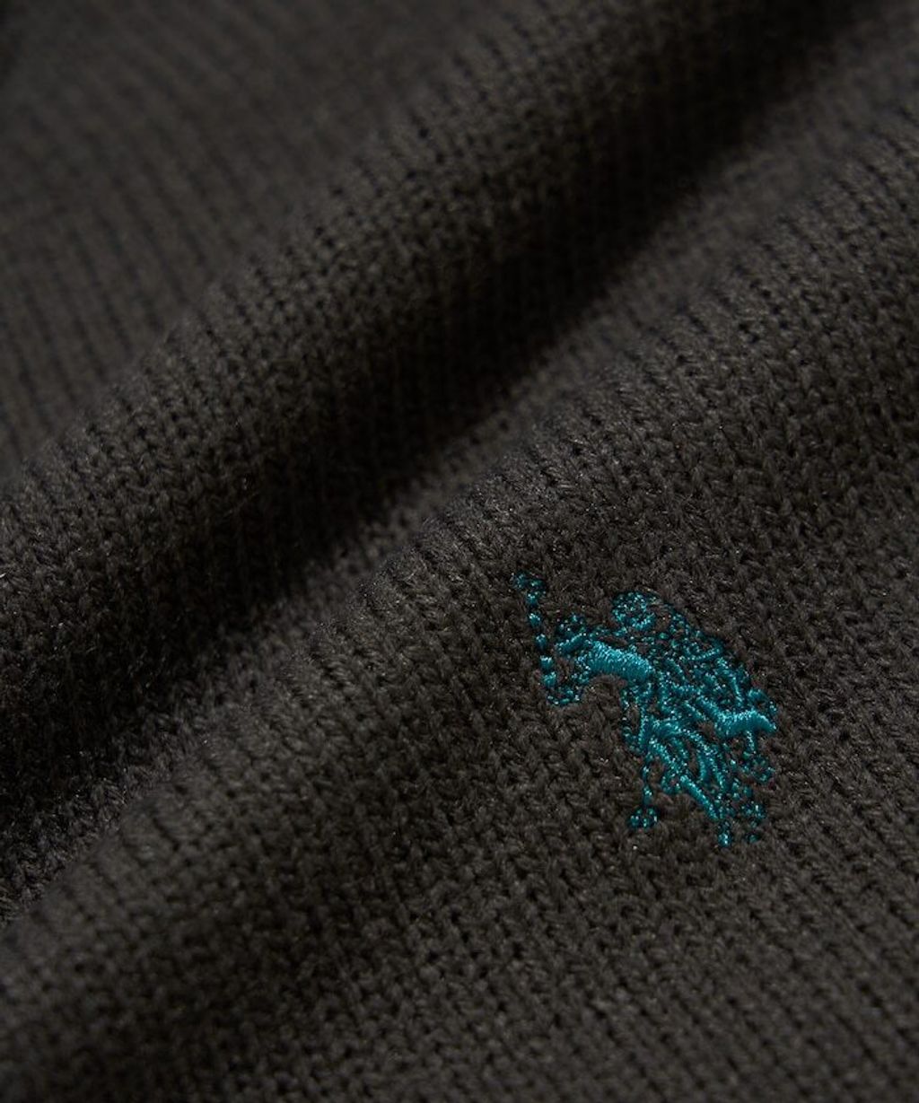U.S. POLO ASSN. 刺繡logo圓領針織開襟衫_43