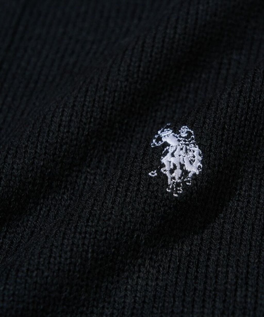 U.S. POLO ASSN. 刺繡logo圓領針織開襟衫_15