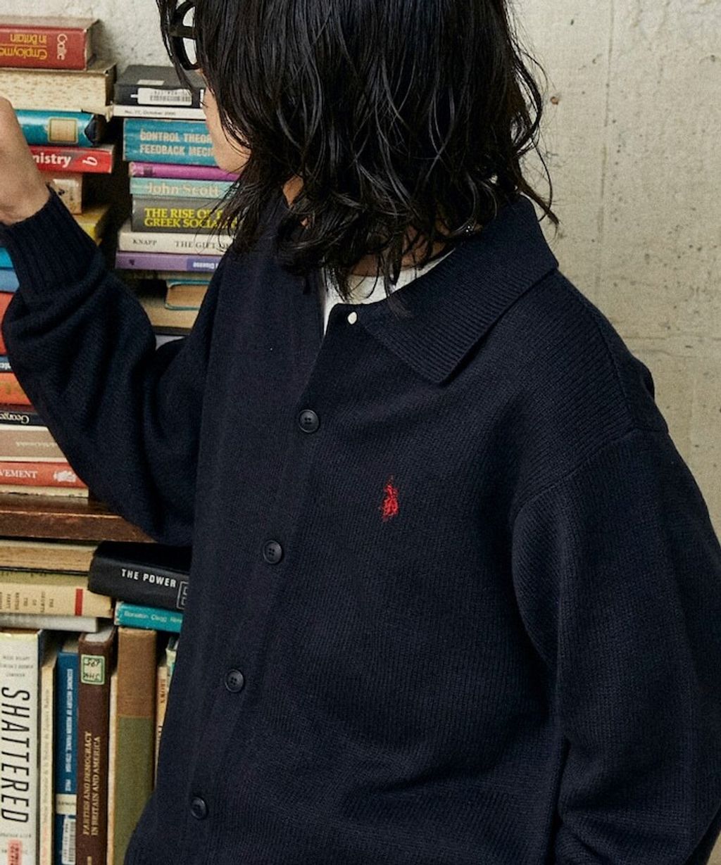U.S. POLO ASSN. polo領刺繡logo針織開襟衫_7