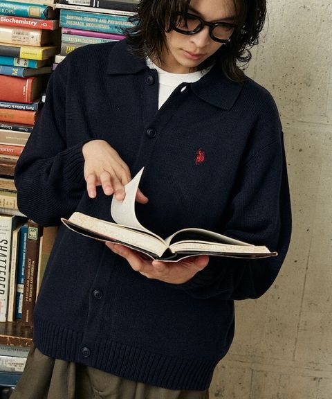 U.S. POLO ASSN. polo領刺繡logo針織開襟衫_4